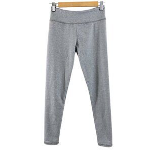 Jala Womens Leggings Gathered Heathered Gray Size S